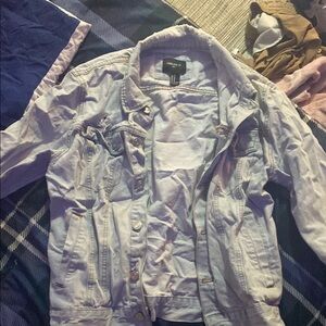 Mens Light Gray Denim Jacket